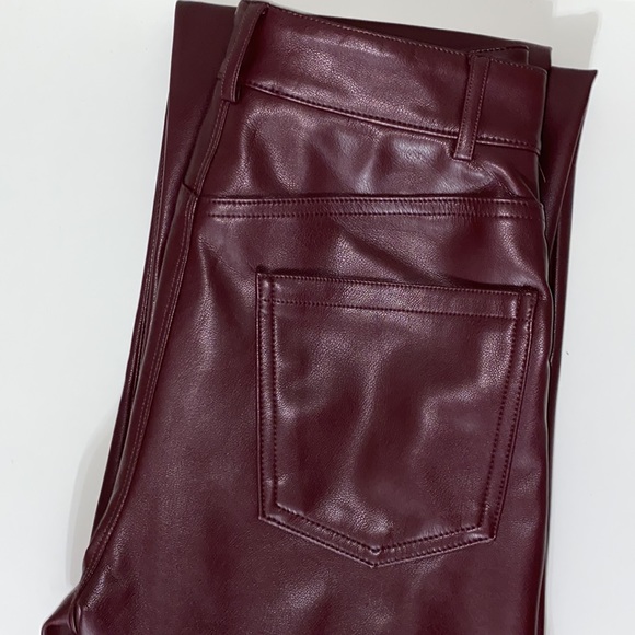 Dynamite Faux Leather Straight Pants - Picture 2 of 3